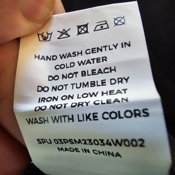 Bloomchic Pants Women's 1X Button Accent Elastic Waist Pocket Black NWT - Picture 11 of 15